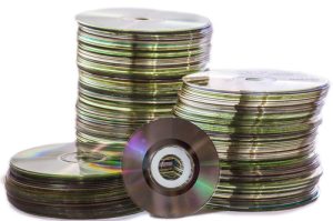 pile de cd